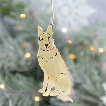Dog Breed Mixed Metal Ornament | Handmade, Fair Trade