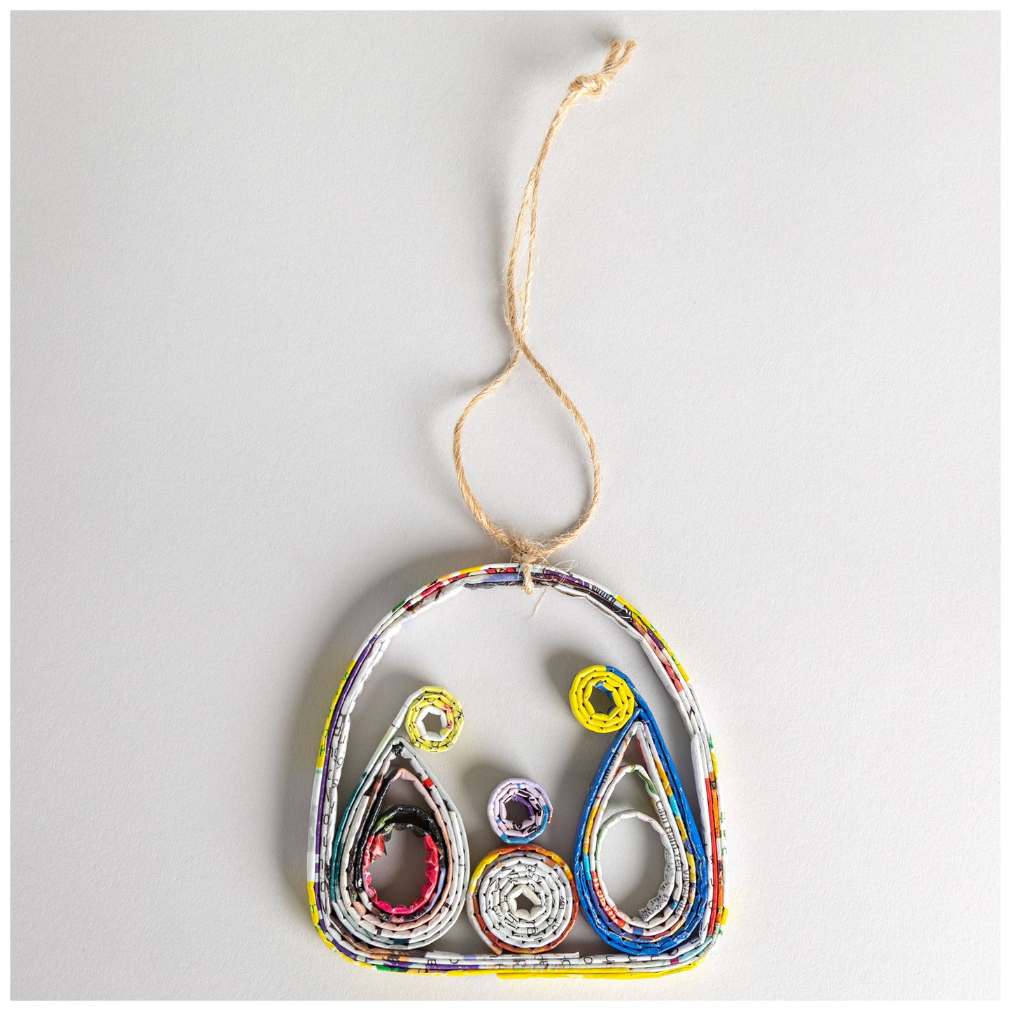 Recycled Magazine Ornament | Handmade, Fair Trade