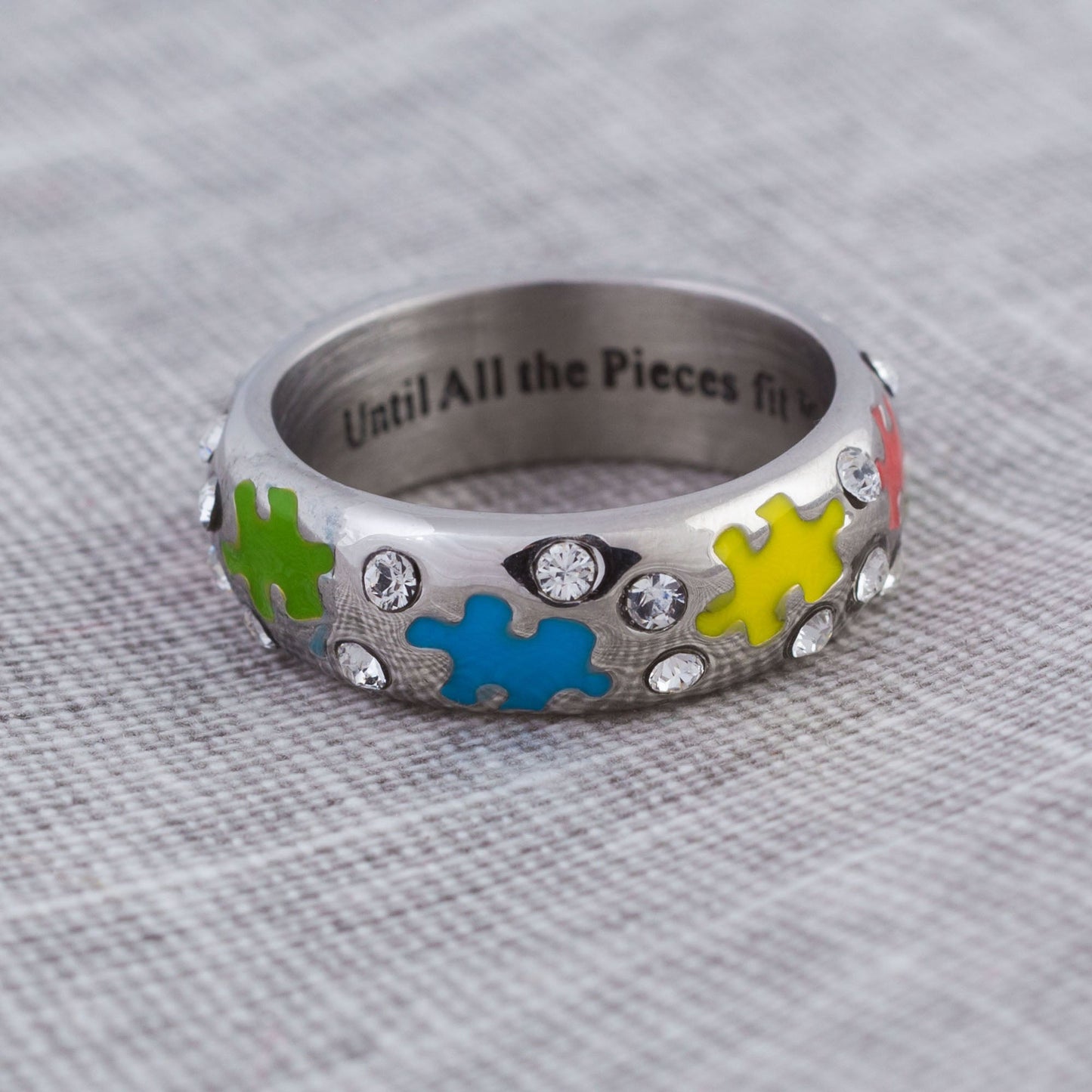 Until the Pieces Fit Swarovski Crystal Ring