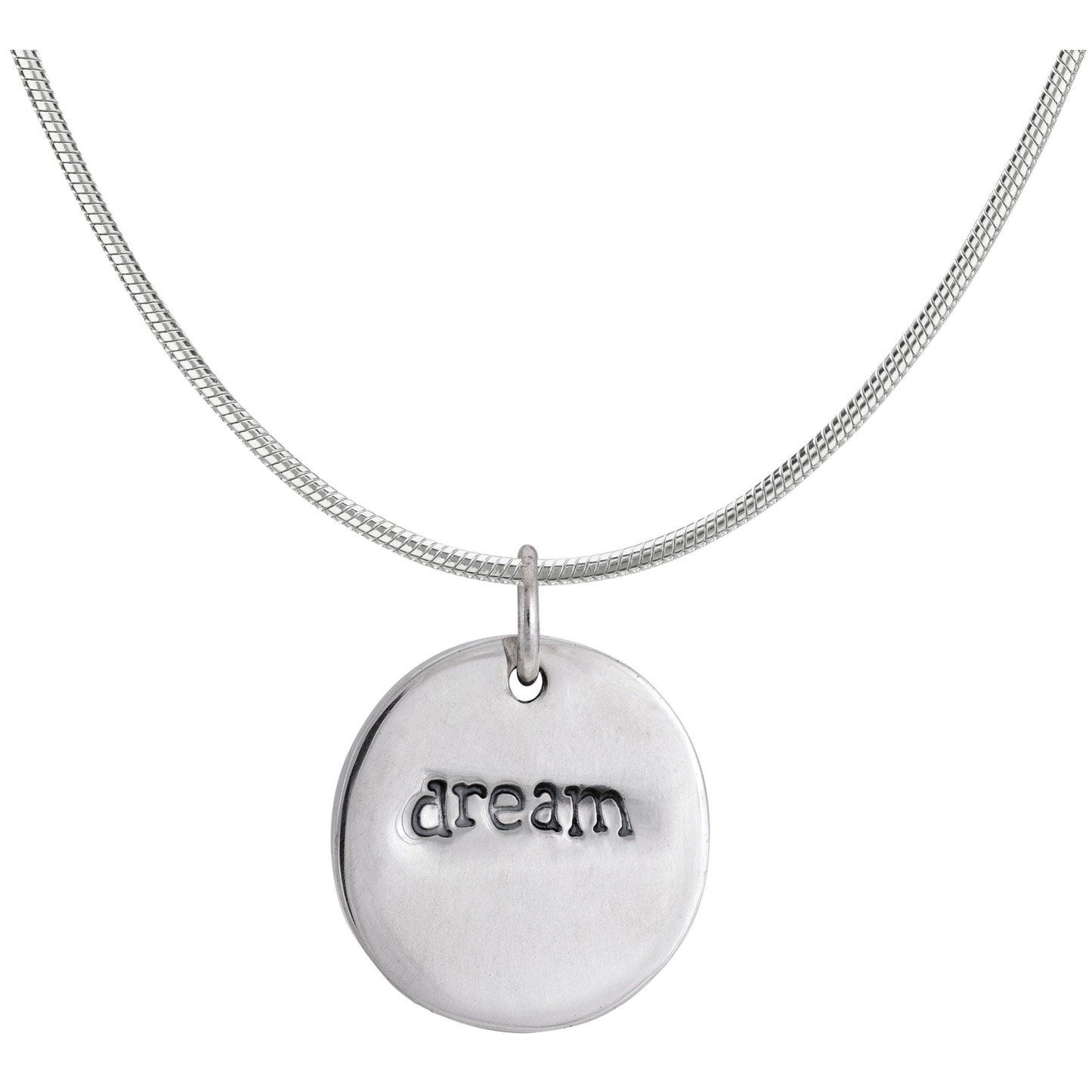 Believe Dream Double Sided Sterling Necklace