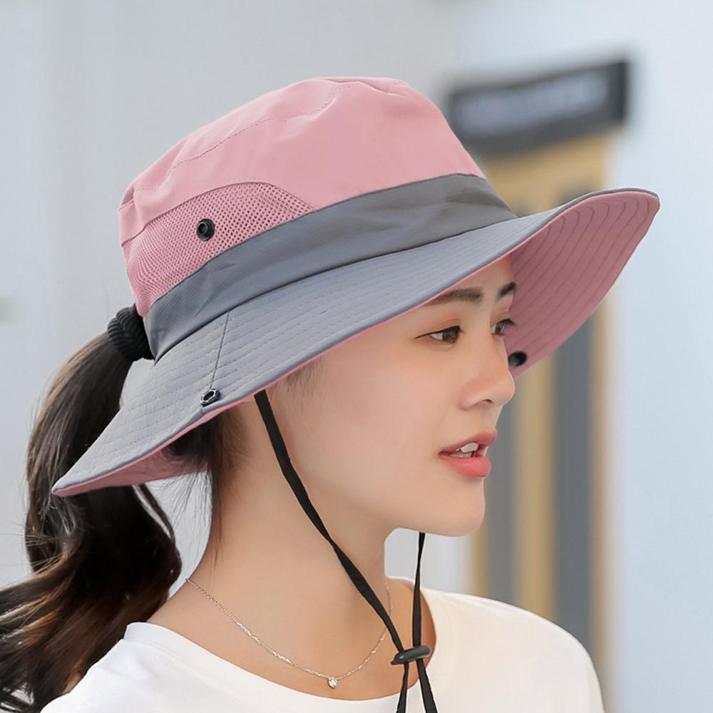 QingY-Sun Hats for Women Wide Brim Sun Hat UV Protection 