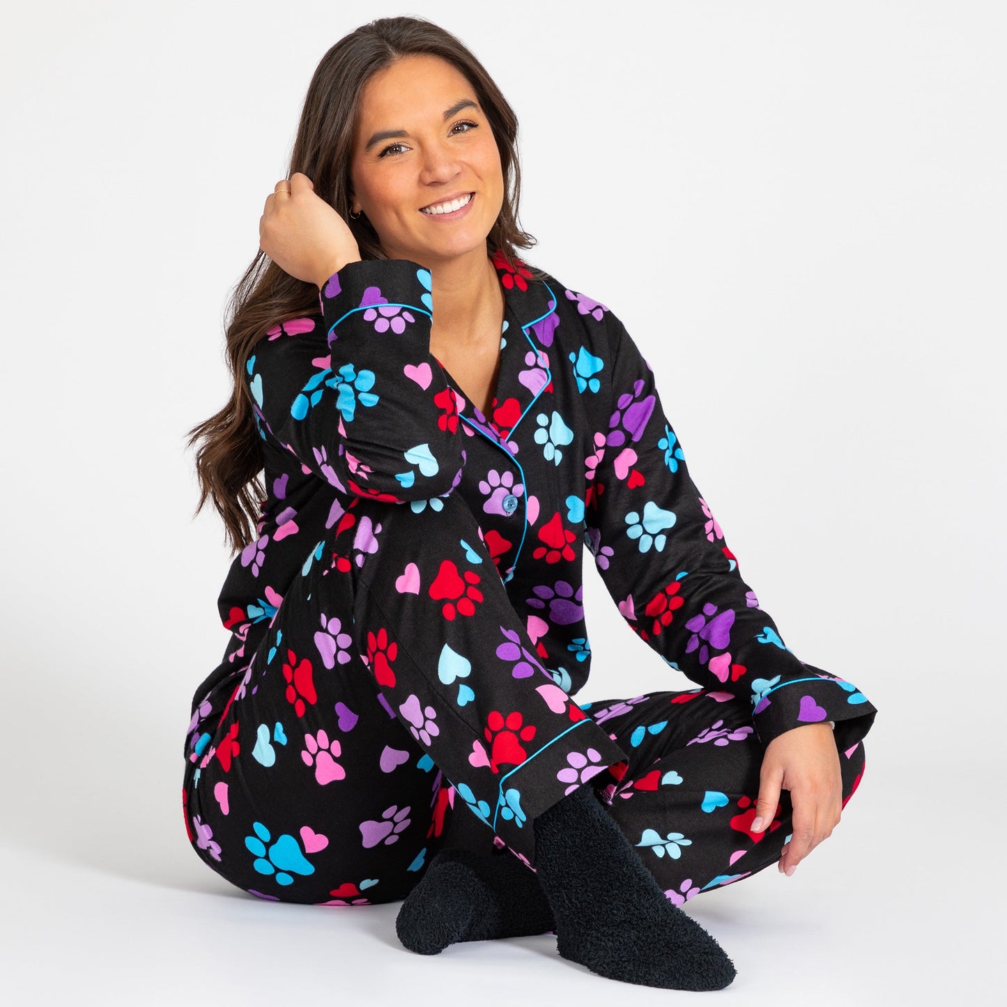 Loving Paws Flannel Pajama Set