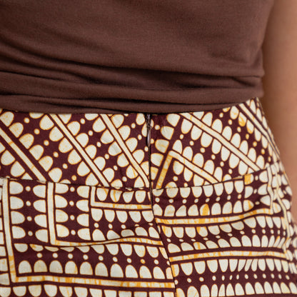 African Kitenge Pencil Skirt