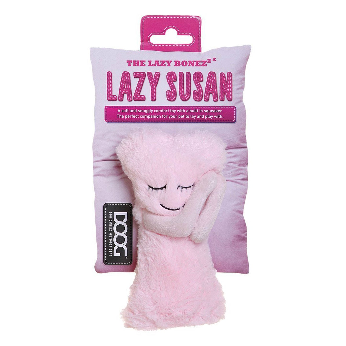 Lazy Susan Plush Dog Toy
