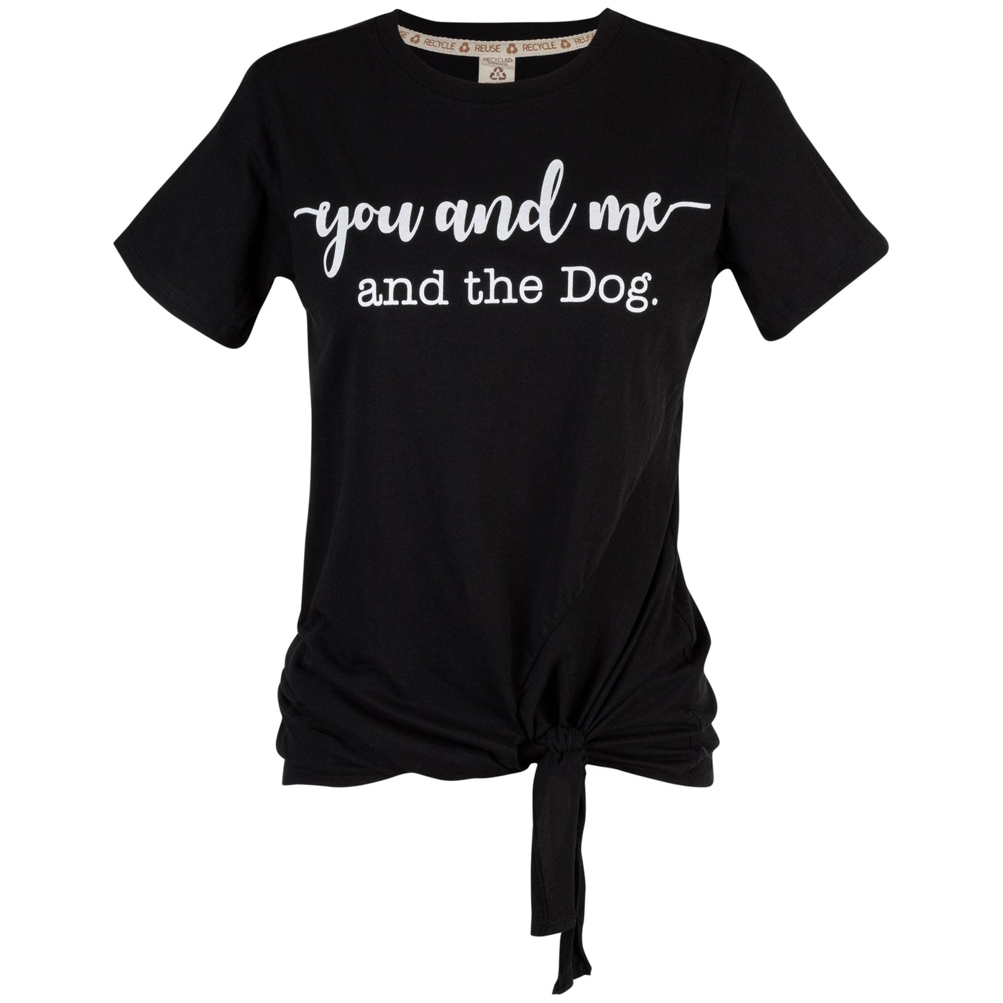 You & Me & The Dog Knotted T-Shirt