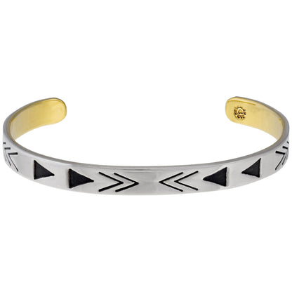 Southwest Protection Mixed Metals Cuff Bracelet