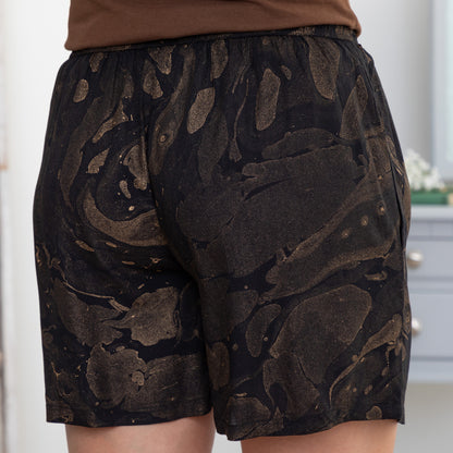 Perfectly Content Marble Shorts