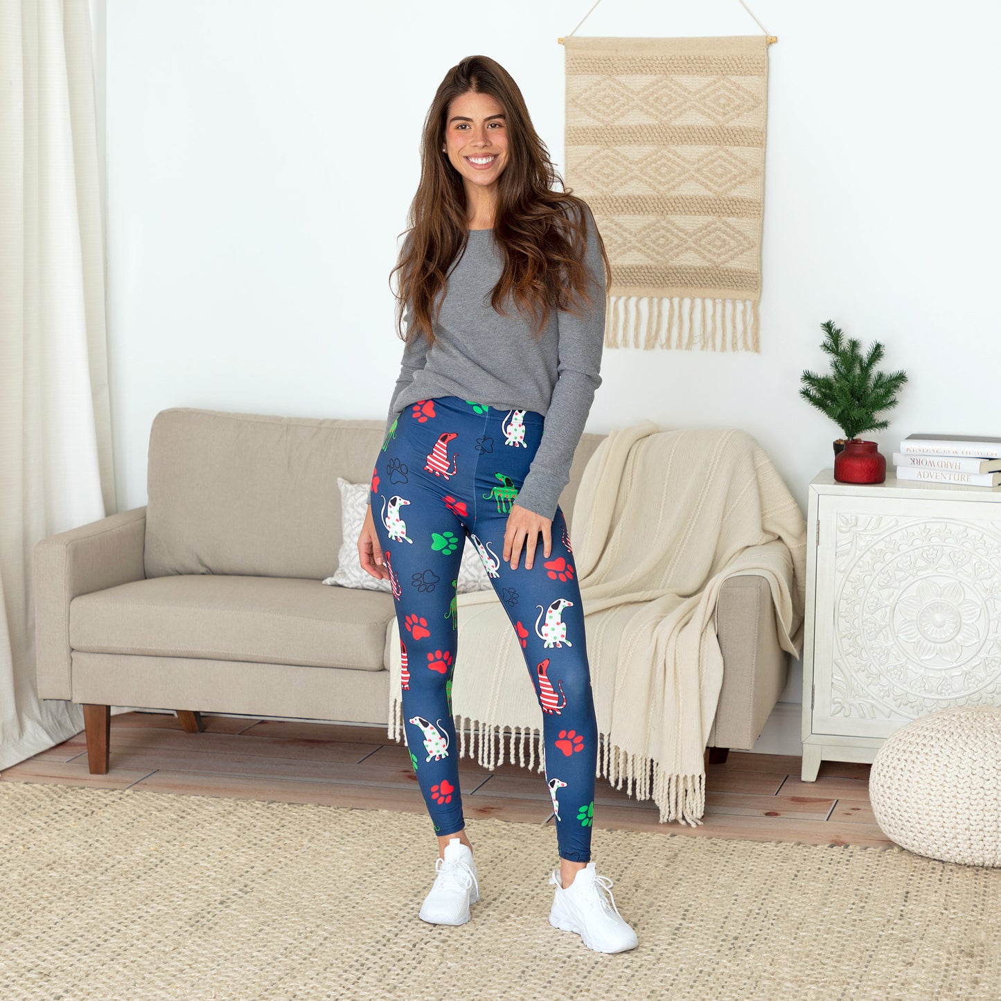 Pawsitively Comfy Holiday Pets Leggings