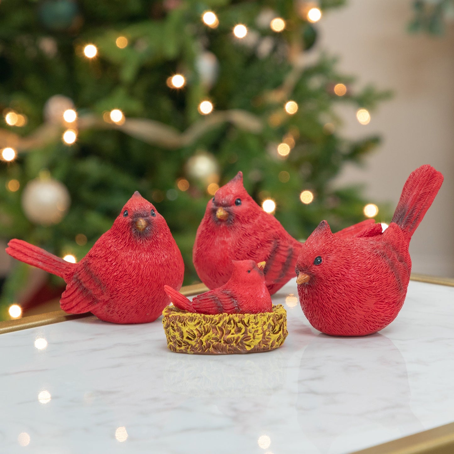 Cardinal Nativity Set