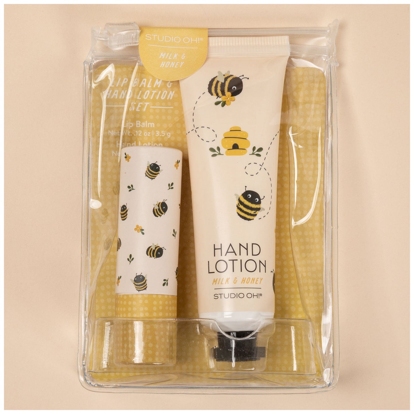 Bee Happy Hand Lotion & Lip Balm Gift Set