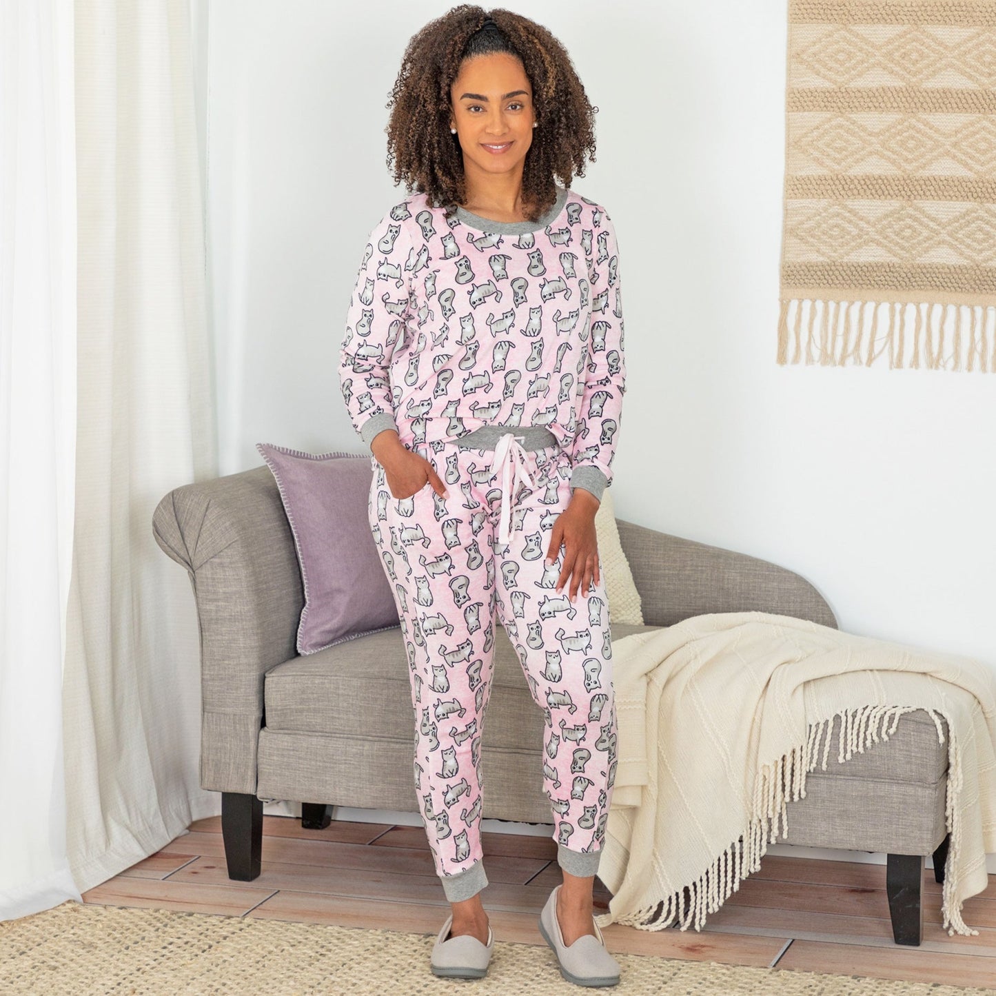 Pet Velour Luxe Stretch Pajama Set
