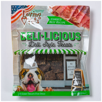 Loving Pets&reg; Deli-Licious Corned Beef Recipe Dog Treats