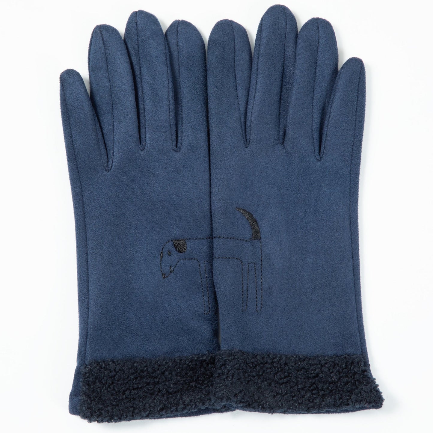 Embroidered Cat & Dog Touch Screen Gloves