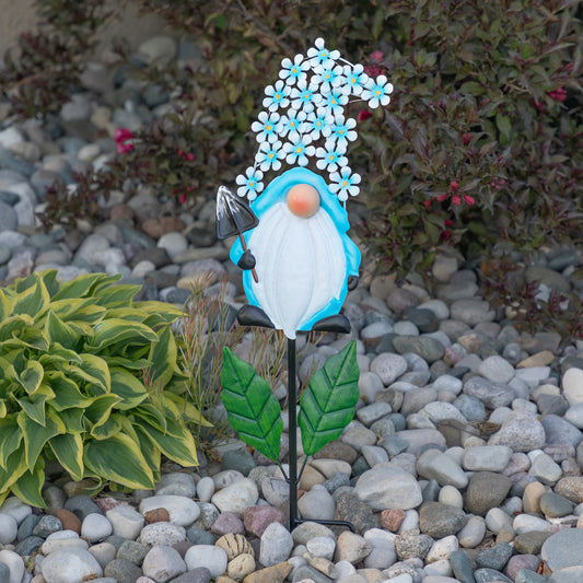 Solar Flowers Gnome Stake