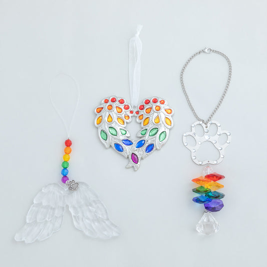 Rainbows & Paws Ornament