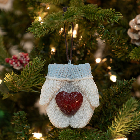 Heart in My Hands Christmas Ornament