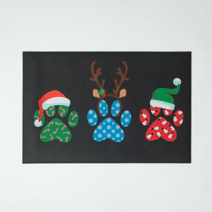 Christmas Paws Doormat