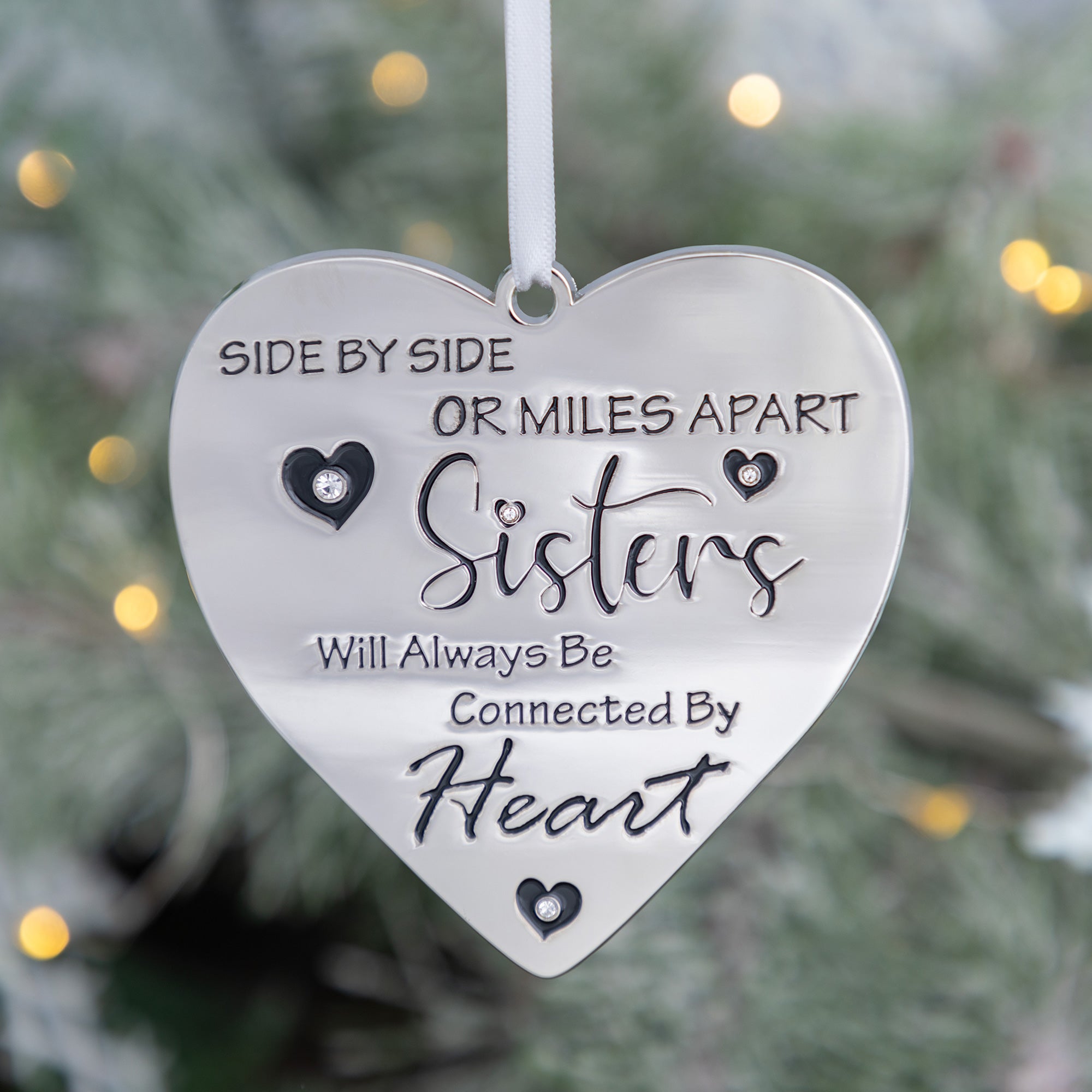 Sisters By Heart Ornament
