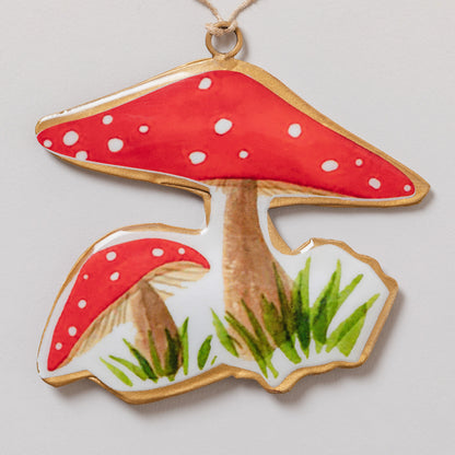 Love for Mushrooms Metal Ornament