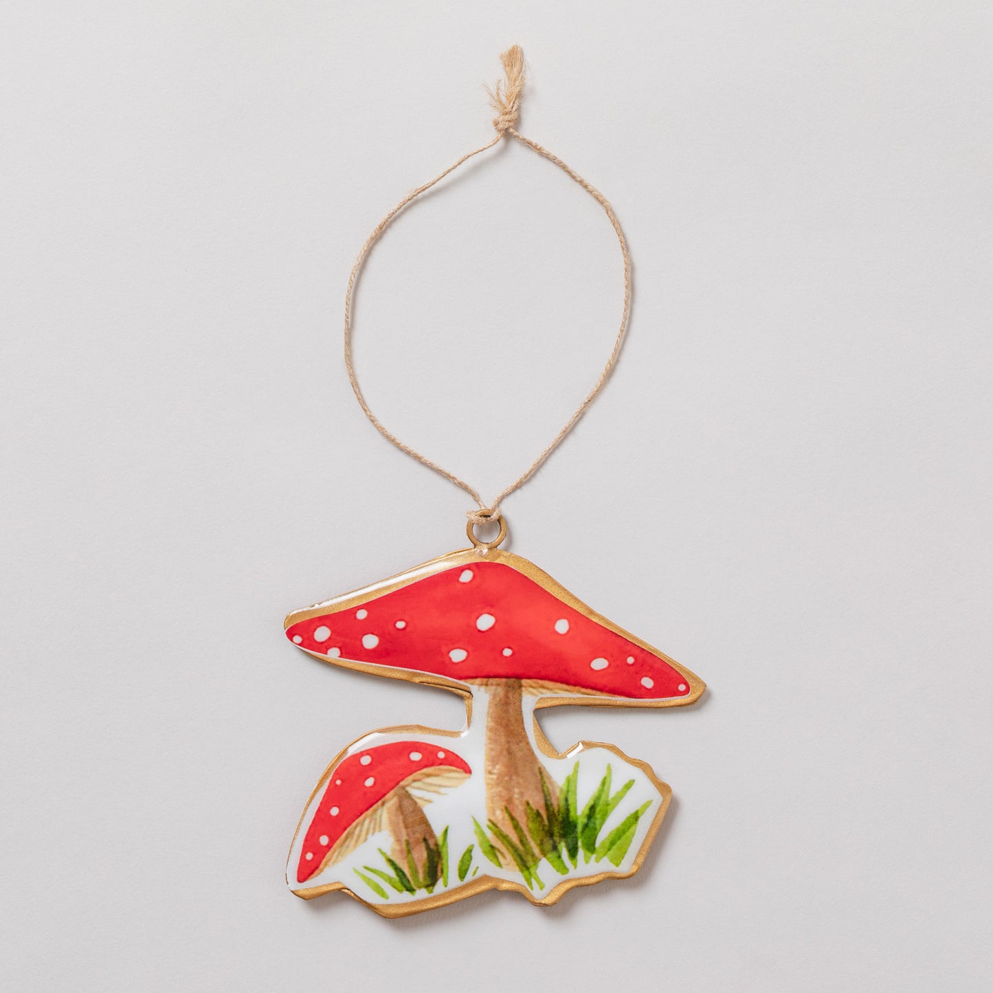 Love for Mushrooms Metal Ornament
