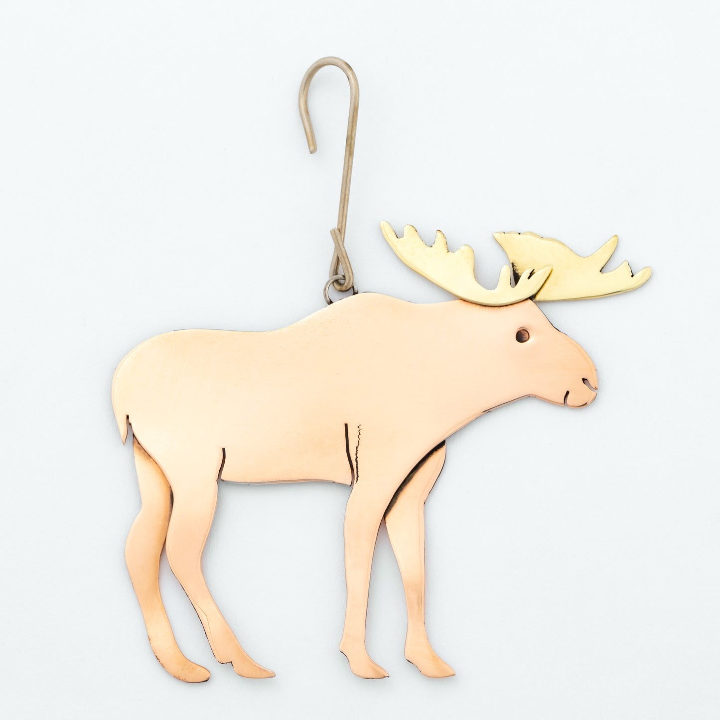 Moose Mixed Metal Ornament
