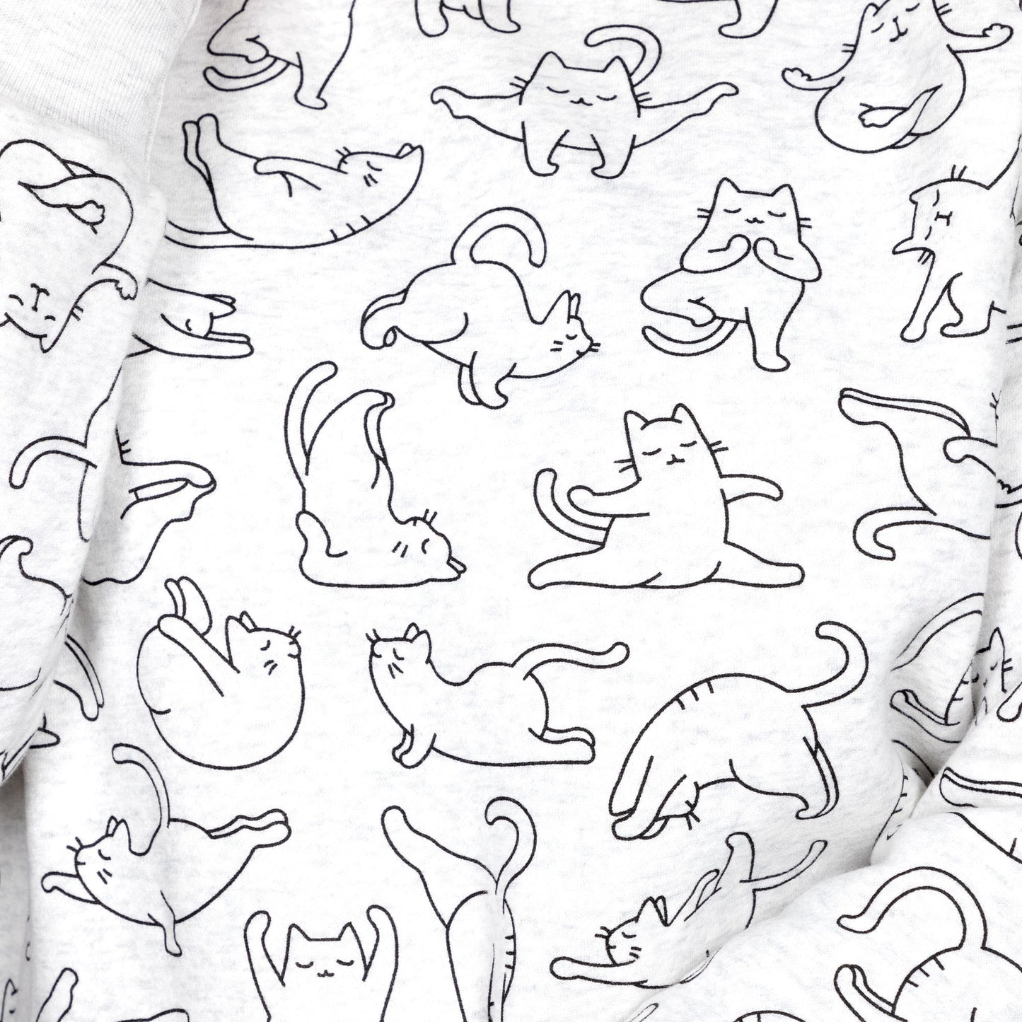 Cat Yoga Crew Sweatshirt