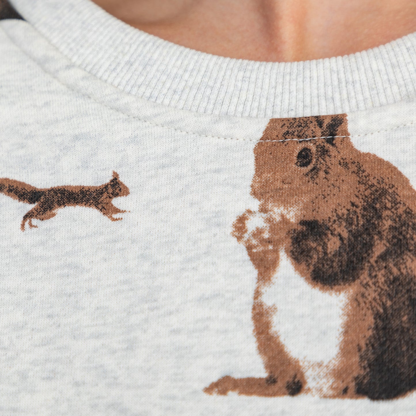 All Over Squirrel Crewneck Sweatshirt