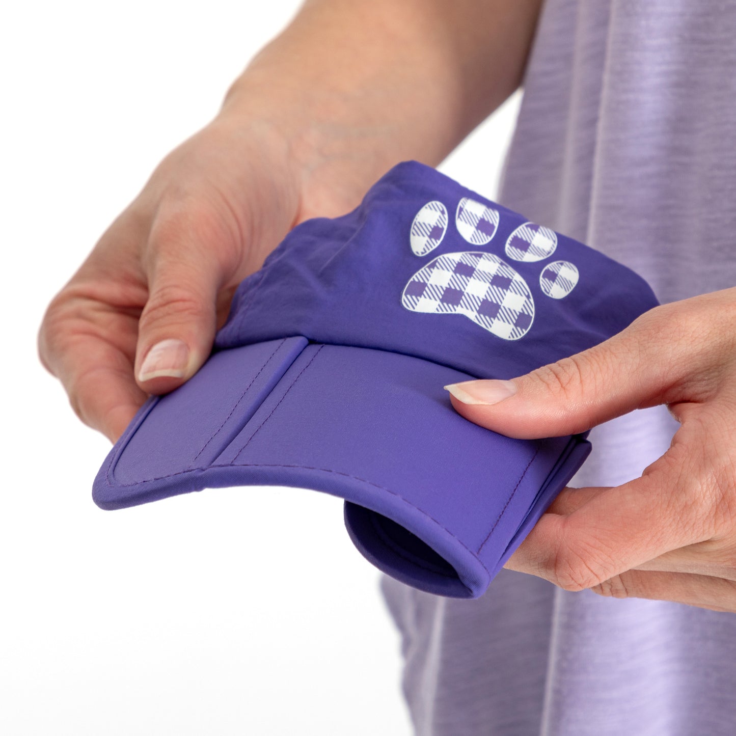 Paw Print Foldable Lightweight Baseball Cap