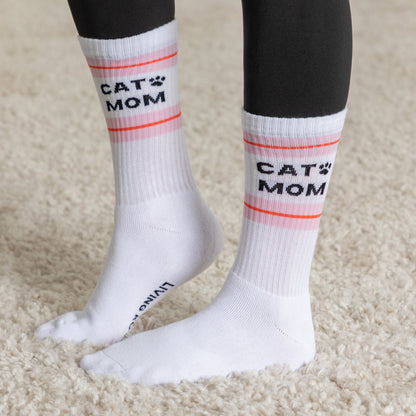 Pet Mom Crew Socks
