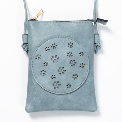 Cut Out Paws Crossbody Purse