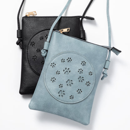 Cut Out Paws Crossbody Purse