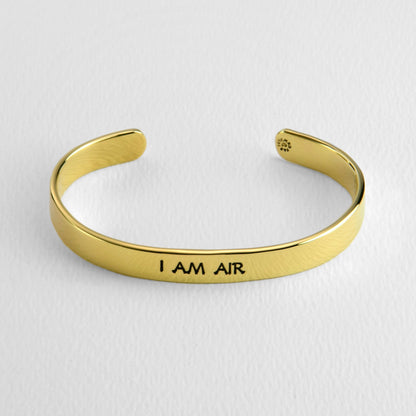 I Am Air Astrology Cuff Bracelet