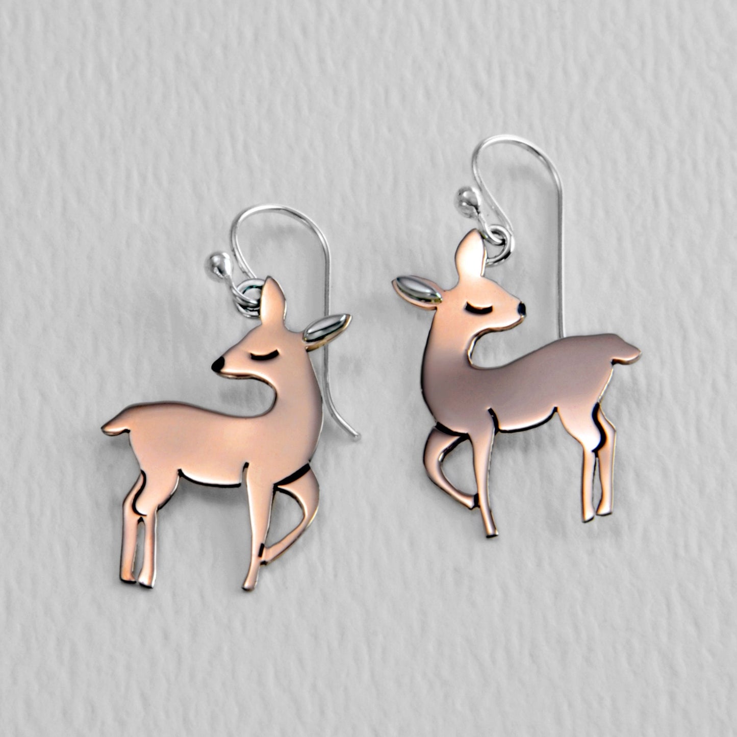 Oh Deer Mixed Metals Earrings