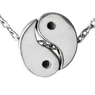 You Complete Me Pewter Necklace