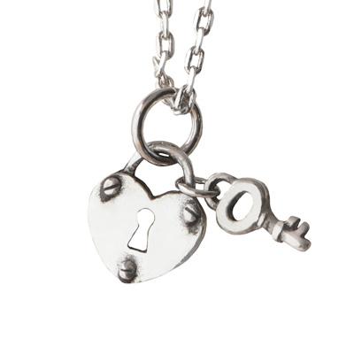 Key to My Heart Pewter Necklace