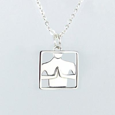 Namaste Silver-Plated Necklace