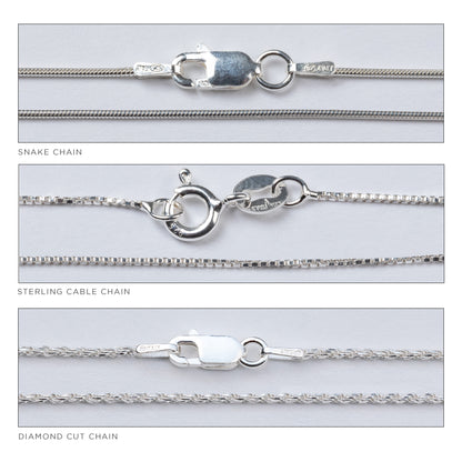 Sterling Silver & Brass Swan Necklace