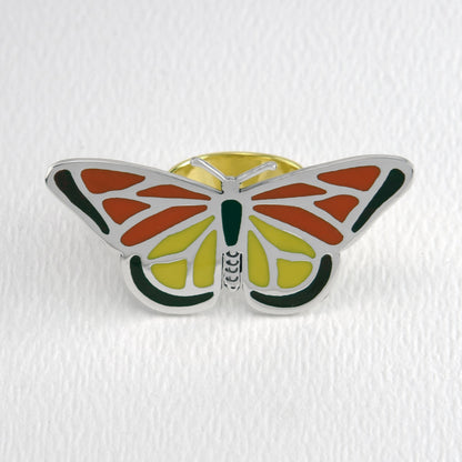 Monarch In Full Color Mixed Metals Ring