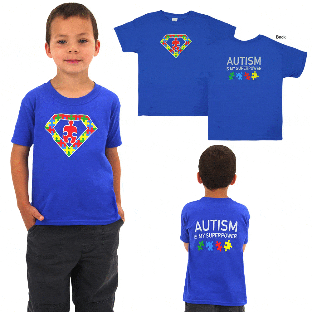 Autism Is My Superpower Youth T-Shirt