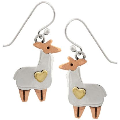 Llama Sterling Silver Earrings