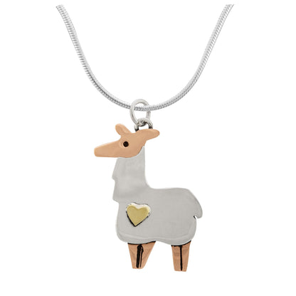 Llama Sterling Silver Necklace