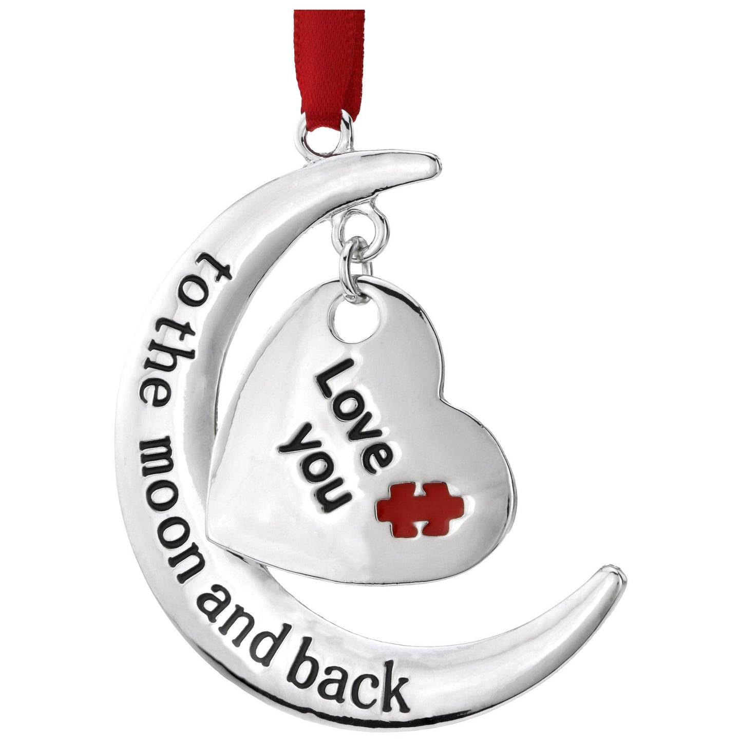 Love You To The Moon & Back Autism Ornament