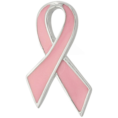 Pink Ribbon Sterling Pin