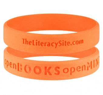 Open Books Open Minds Silicone Bracelet!
