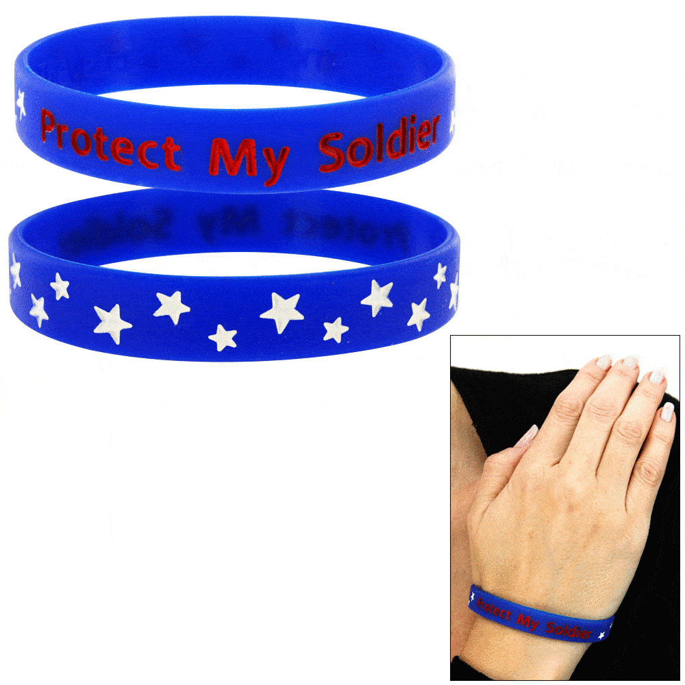 Protect My Soldier Silicone Bracelets!