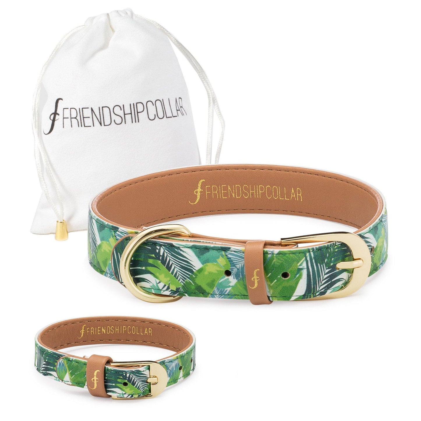 Saint Barkez Friendship Collar & Bracelet Set