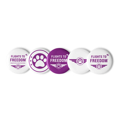 Flights to Freedom Pin Buttons