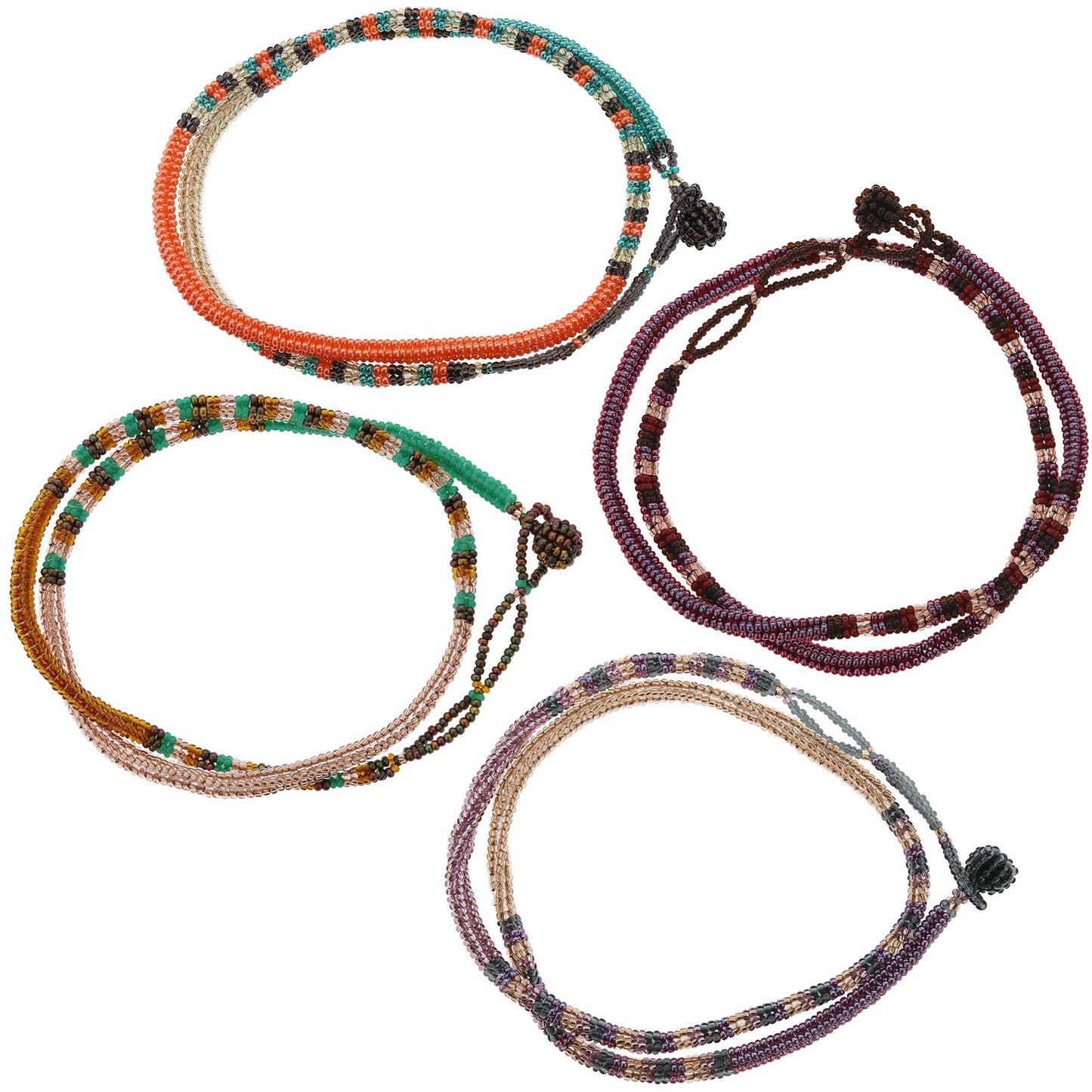 Thanda Zulu Beaded Wrap Bracelet/Necklace