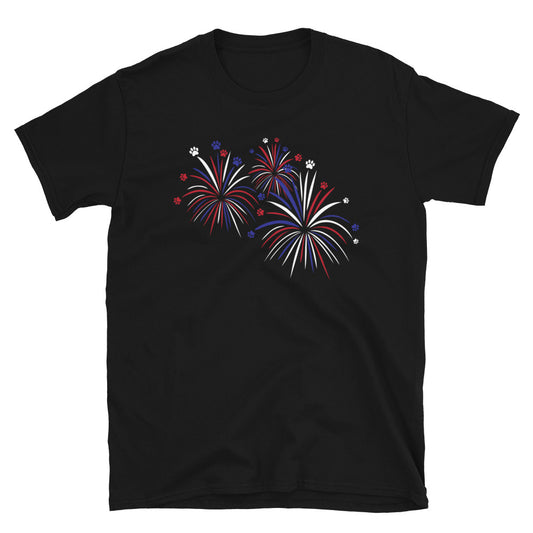 Fireworks of Paws T-Shirt