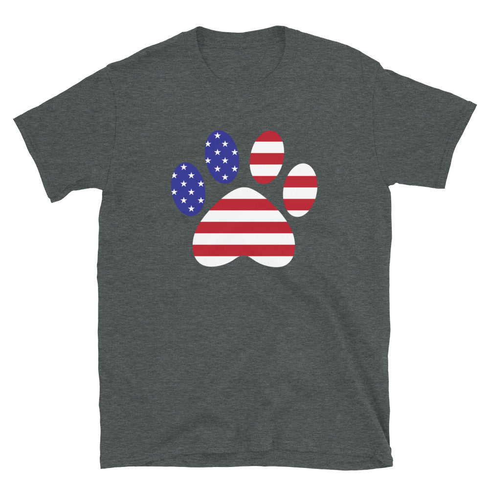 Patriotic Paw Print T-Shirt